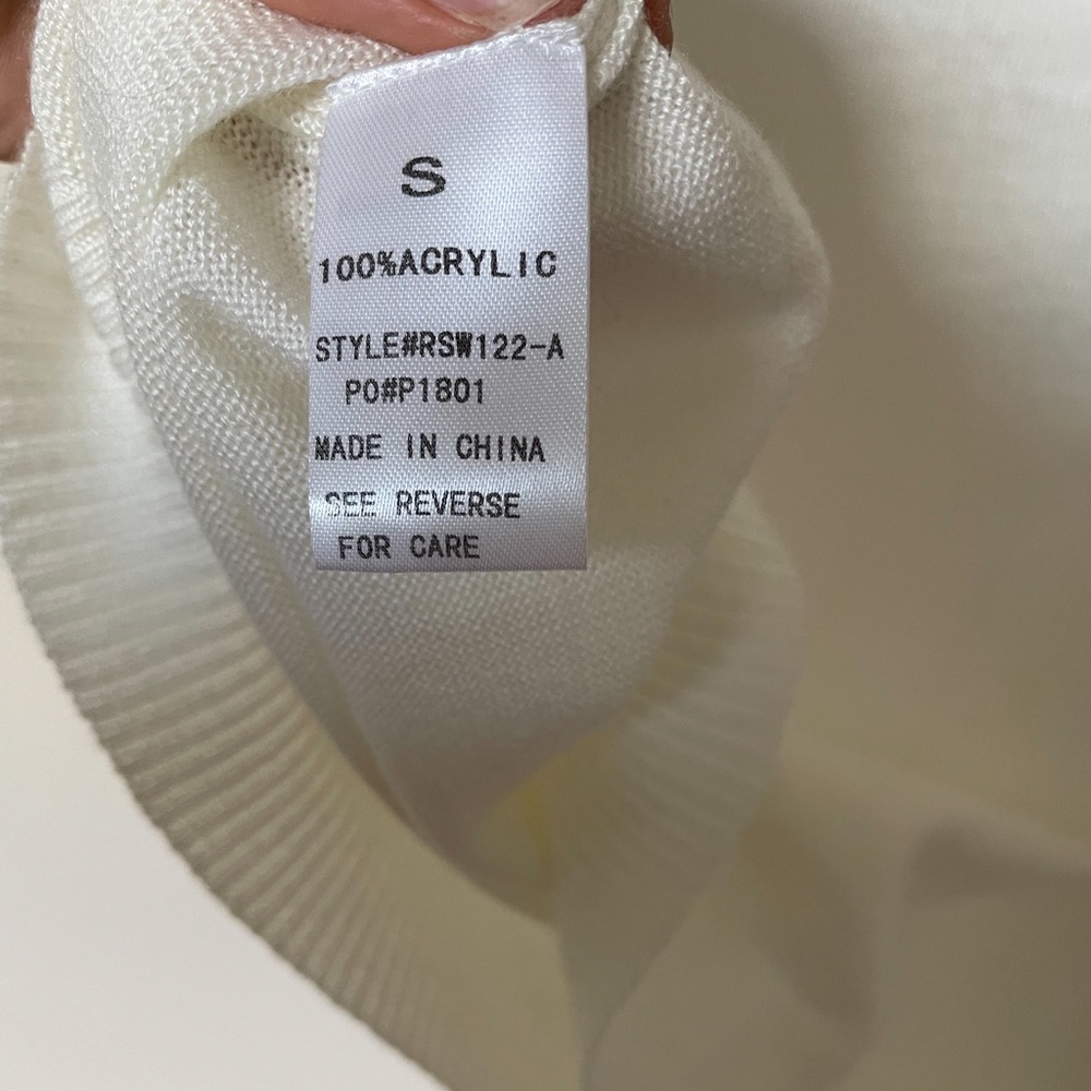 Size Small Roolee Red/White Color-Block Shirt - image 5